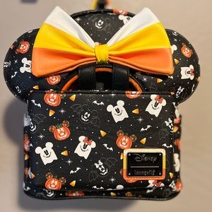 NWT Disney Halloween Loungefly backpack. With matching ears